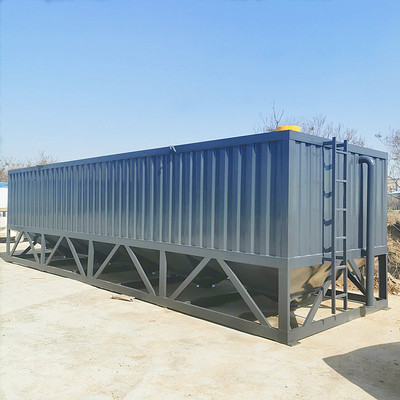 定制全封閉散裝物料儲存罐 80噸臥式水泥倉免基礎散裝水泥臥式罐