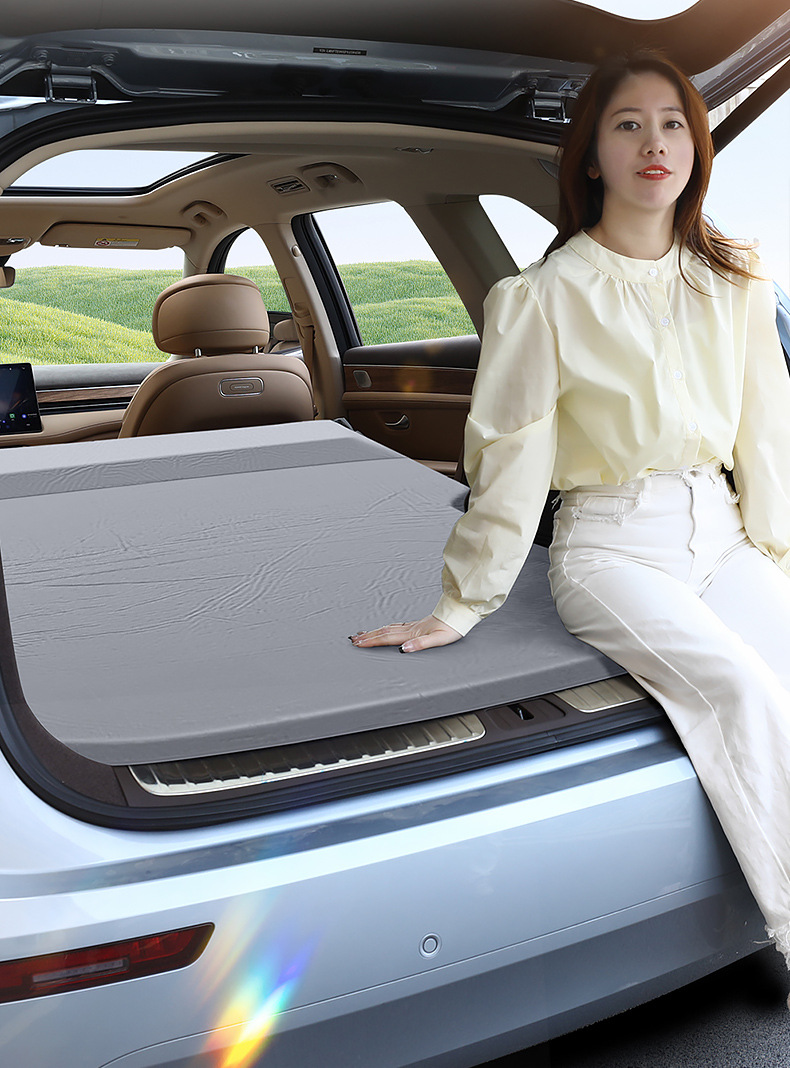 Xiaomi Su7/Yu7 Car Automatic Inflatable Mattress, Car Suv Trunk Sleeping Pad, Travel Bed, Camping Essential