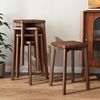 stool solid wood household Stacked Fangdeng Wooden bench table Round stool originality chair a living room Low stool Cross border