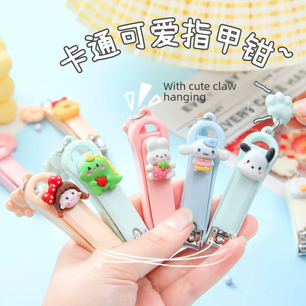 Cartoon Nail Clippers Customized for Children, Cute Nail Clippers, Household Manicure Tools, Portable Single Nail Clippers Wholesale