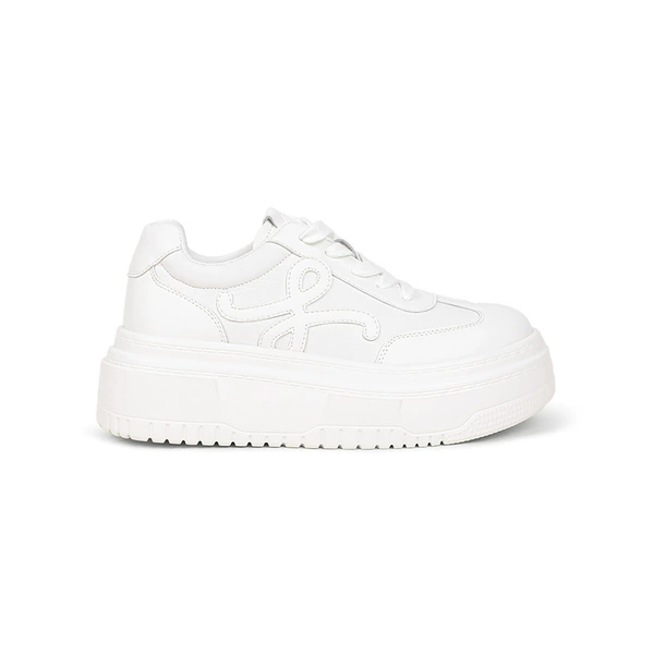 White [silky leather]