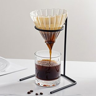 Hongmao cold extract filter cup living room creative hand punch display bracket firm tool drip fashion tea beautiful