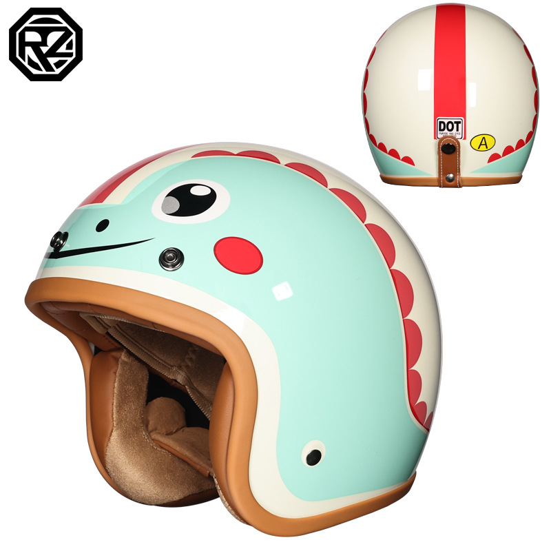 Nuevo casco para niños certificado 3c estándar nacional niña niño bebé batería eléctrica coche motocicleta casco medio casco