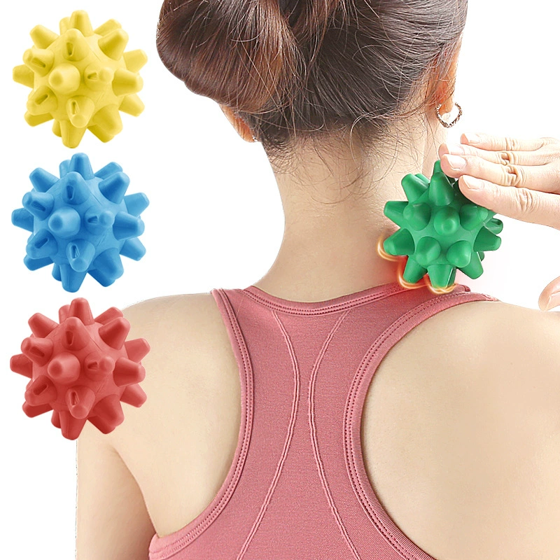 Ежик Массажный мяч для ног Расслабляющий роликовый шар Стимулятор для Йога Массаж Фитнес ручной фасции мяч