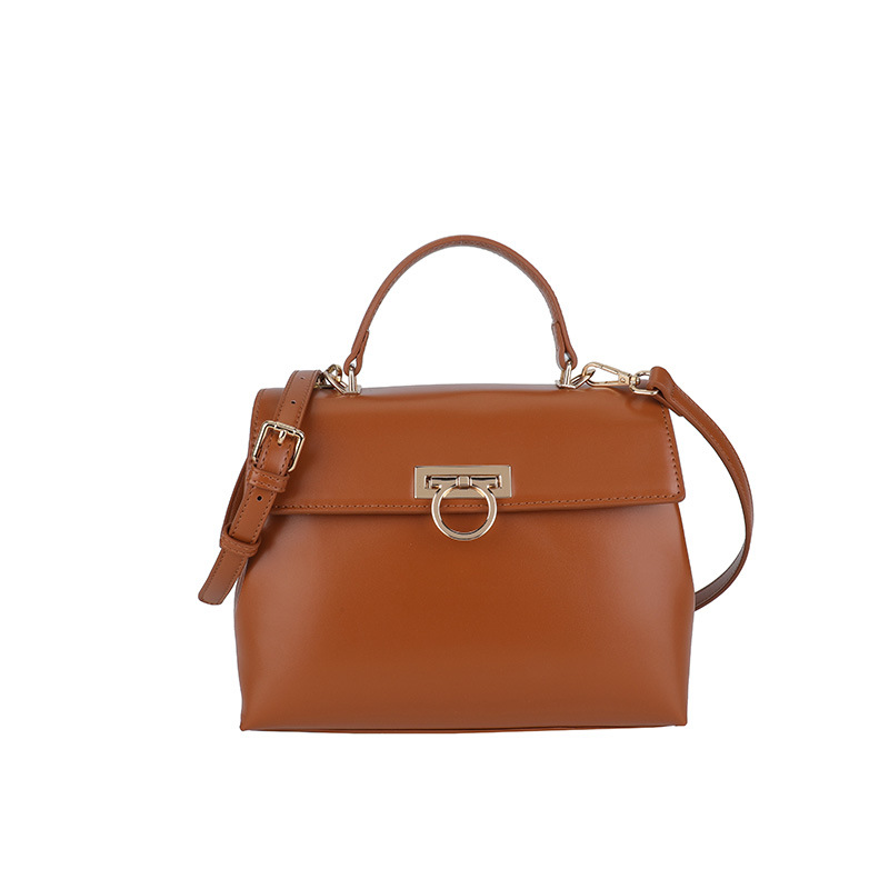 Alta sensación portátil Kelly bolso pequeño para mujeres 2025 nuevo estilo de moda universal bloqueo de viaje de hombro bolsa inclinada
