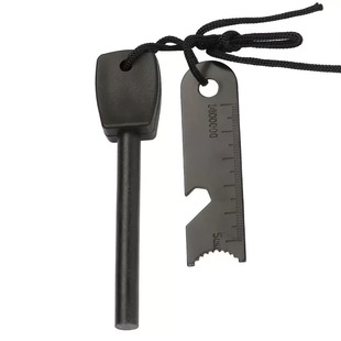 Outdoor Camping Multifunctional Flint Bottle Opener Portable Scale Flint Stick Solid Fire Starter Stick