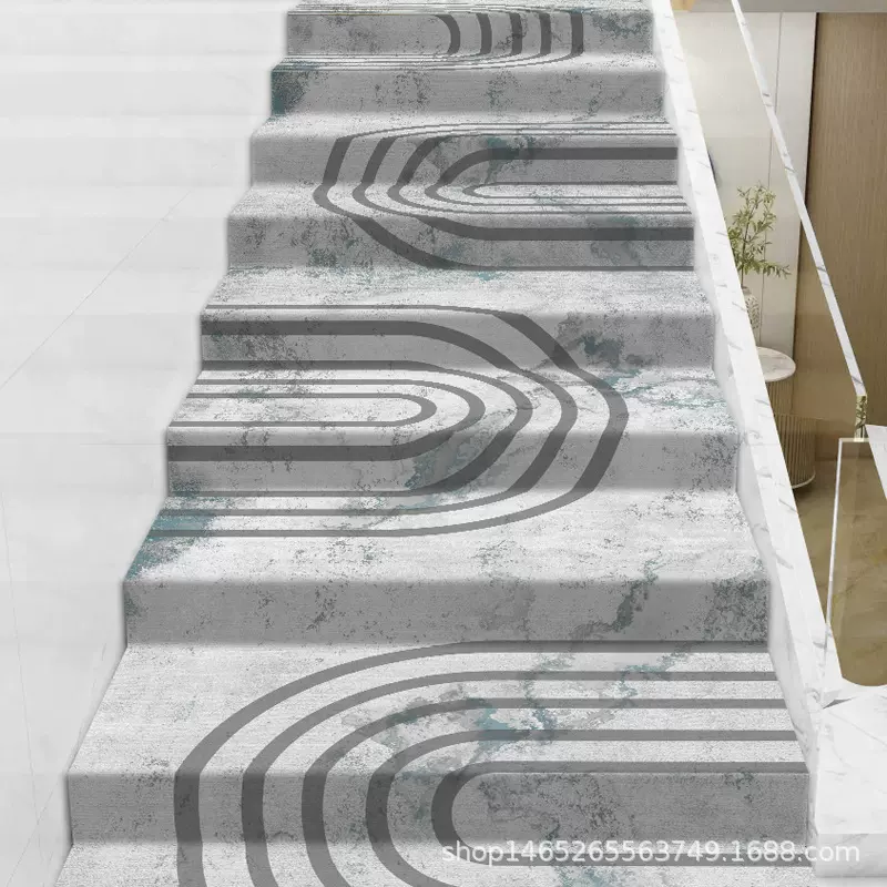 满铺地毯自带粘胶防滑静音贴楼梯地垫大理石瓷砖踏步垫整条自粘
