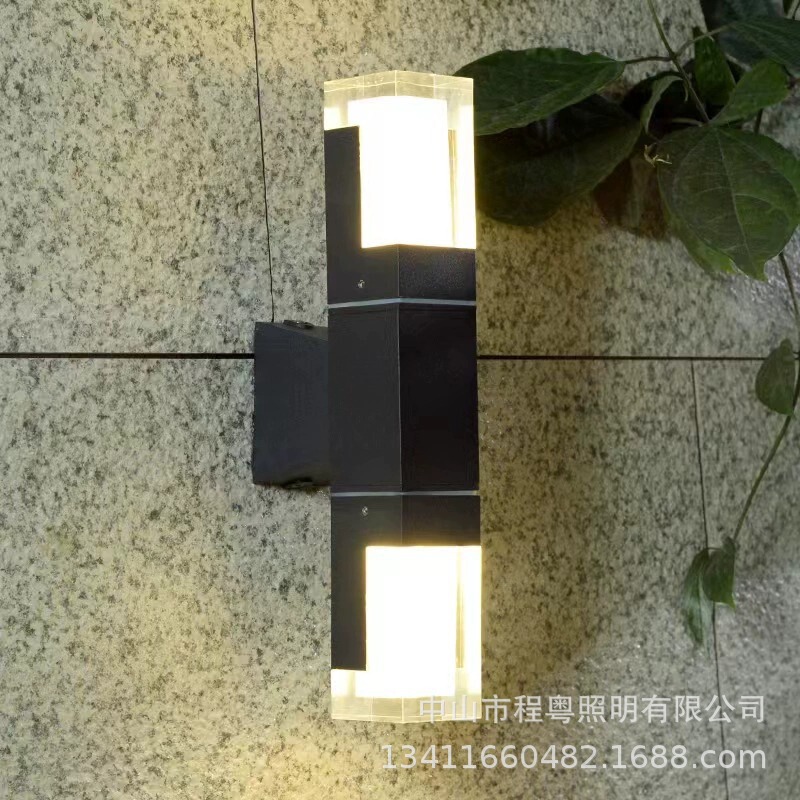 outdoor led wall lamp acrylic waterproof wall lamp villa hotel courtyard simple modern balcony terrace exterior wall lamp
