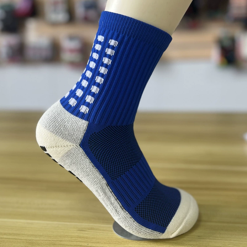 Футбольные носки, мужские противоскользящие носки для полотенец со средней трубкой, утолщенные спортивные носки для тренировок и соревнований