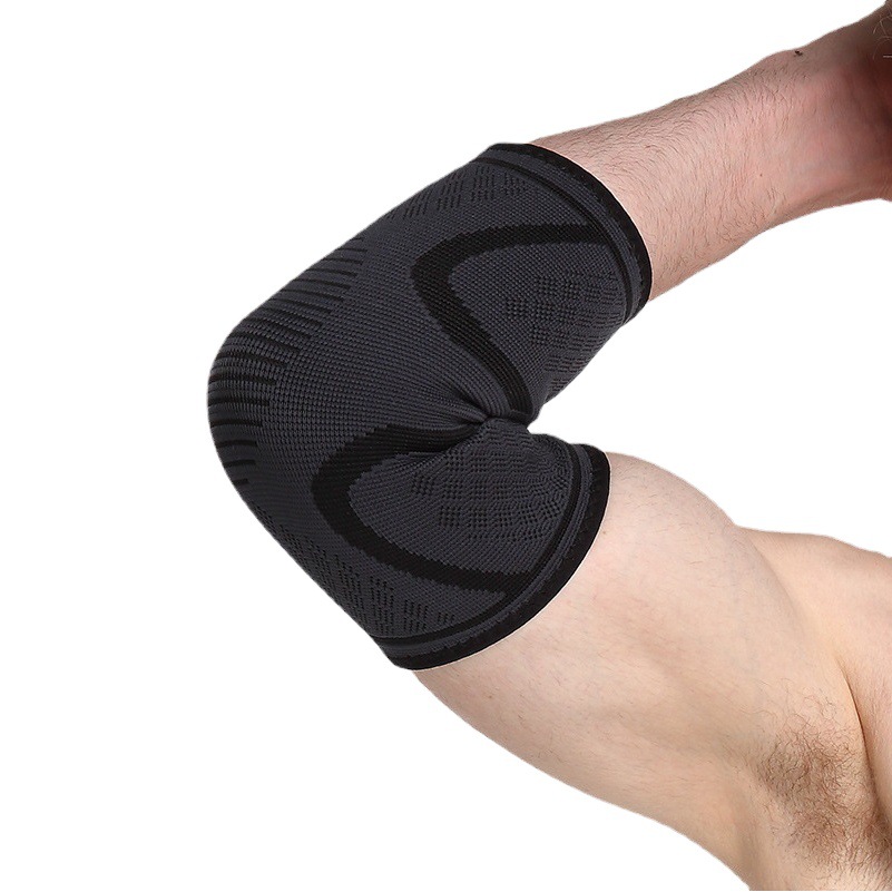Outdoor sports elbow pads lengthened breathable nylon warm pressurized non-slip basketball running fitness sports elbow pads