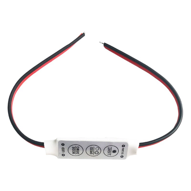 Производитель Shuanghongyuan мини трехкнопочный монохромный контроллер мини умная кнопка вспышки контроллер светодиодной ленты