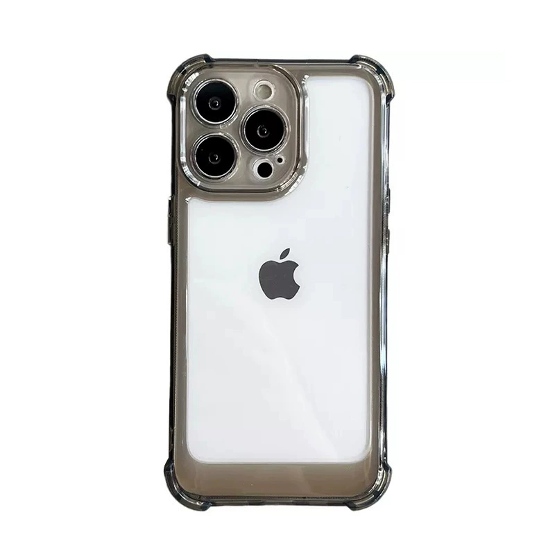 Чехол для Apple iPhone 15, прозрачный акрил с амортизирующими углами