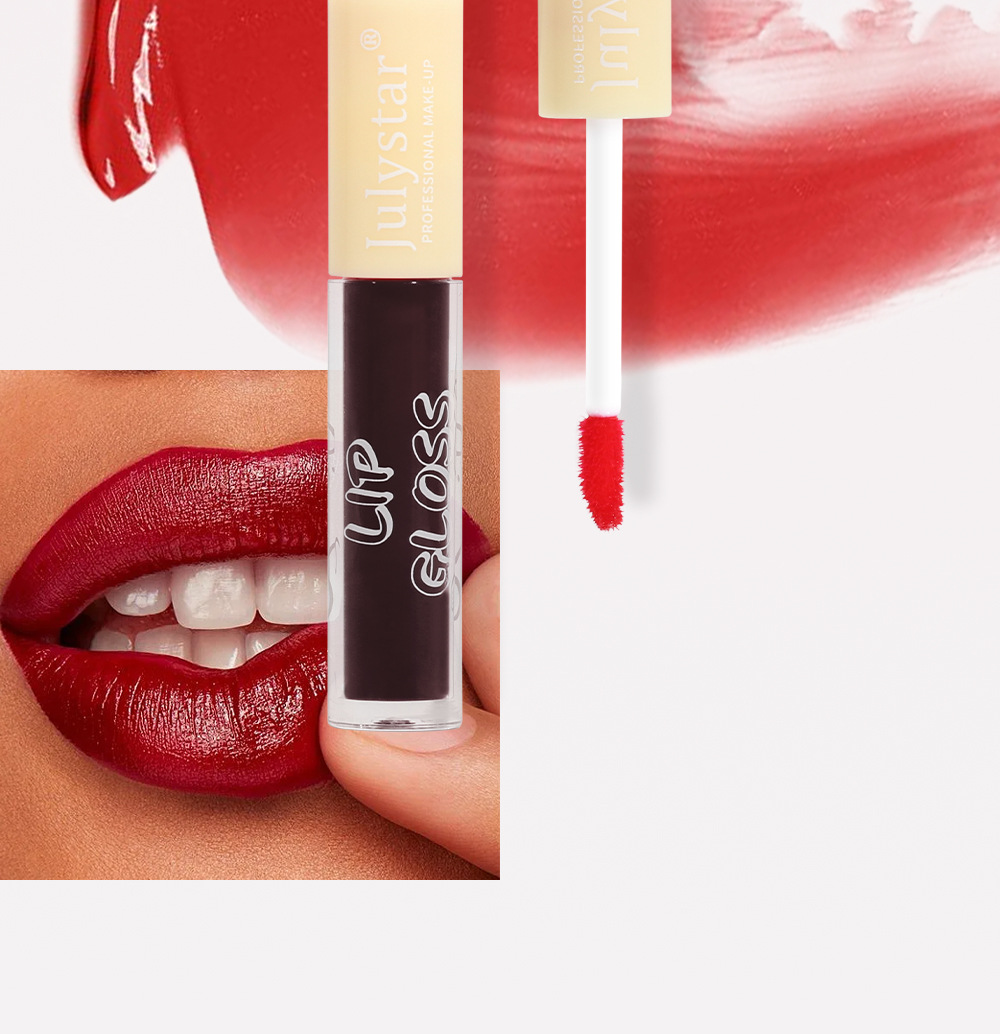 Makeup Double Head Pearl Water Gloss, natürlich und langlebig, klebt nicht am Cup Lipgloss_voghion.com