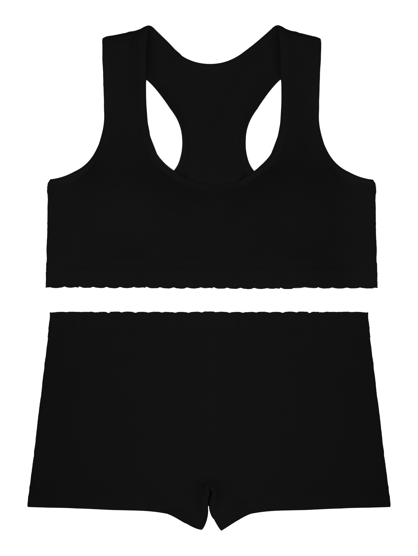 Sujetador deportivo para niñas sin anillo de acero, período de desarrollo cómodo de algodón, ropa interior de chaleco de encaje para niñas de 12-16 años