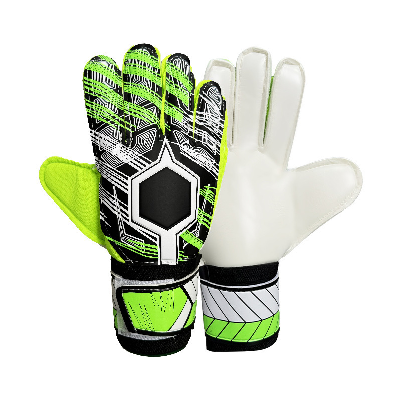 Guantes de portero con protección para los dedos, látex grueso, antideslizantes, para adultos y niños, guantes de portero de fútbol profesionales de competición para hombres y mujeres