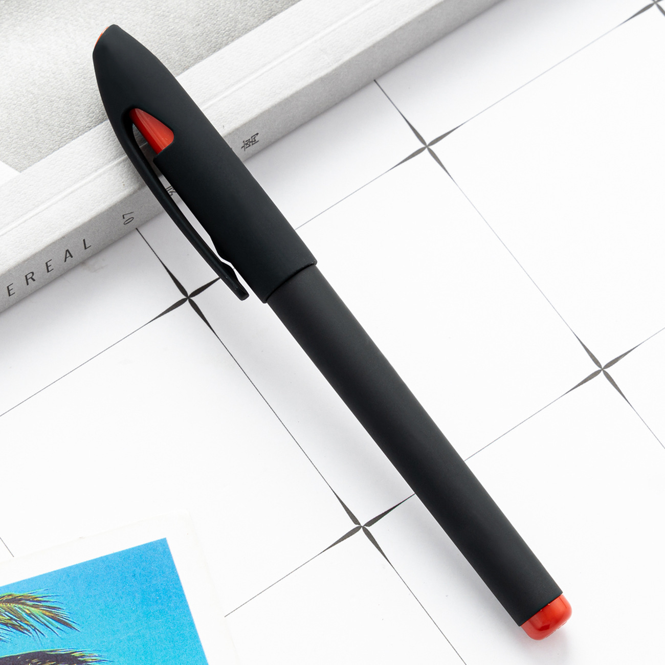 Fábrica directa de bolígrafo de plástico negro bolígrafo de firma de negocios bolígrafo de regalo bolígrafo de escritorio de oficina bolígrafo financiero