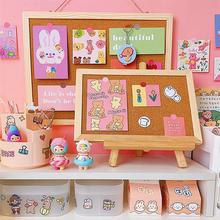 ins免打孔软木板照片墙装饰网红家用桌面照片板留言板挂式照昌震