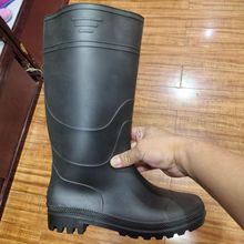 PVC高筒雨鞋出口东南亚非洲中东工地工作水鞋清洁工防水鞋农田靴