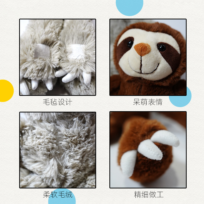Lindo conejo piel perezoso cortina hebilla marioneta muñeca rayo periférico de peluche juguete transfronterizo al por mayor muñeca de juguete