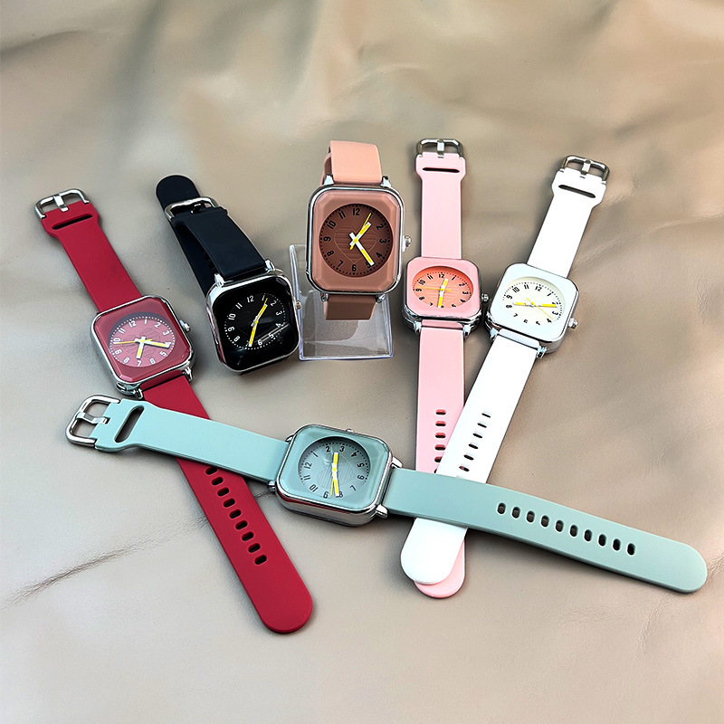 Casual Solid Color Buckle Quartz Women's Watches display picture 1