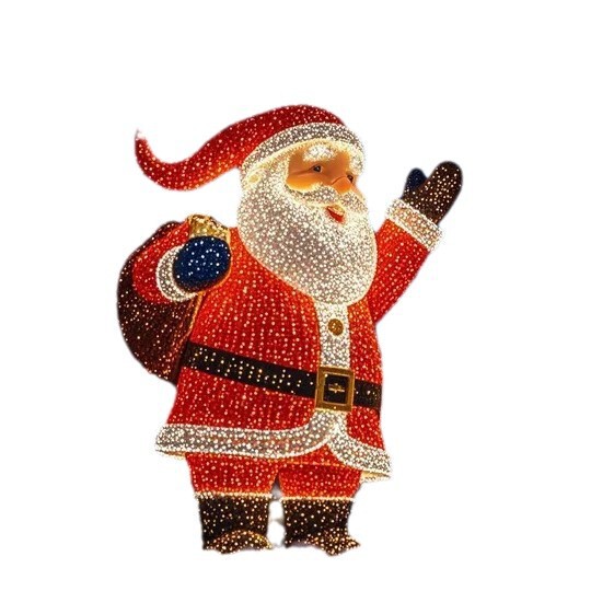 クリスマスライト美陳老人造形デパート地に大型屋外装飾クリスマス装飾セットメーカーを配置する|undefined