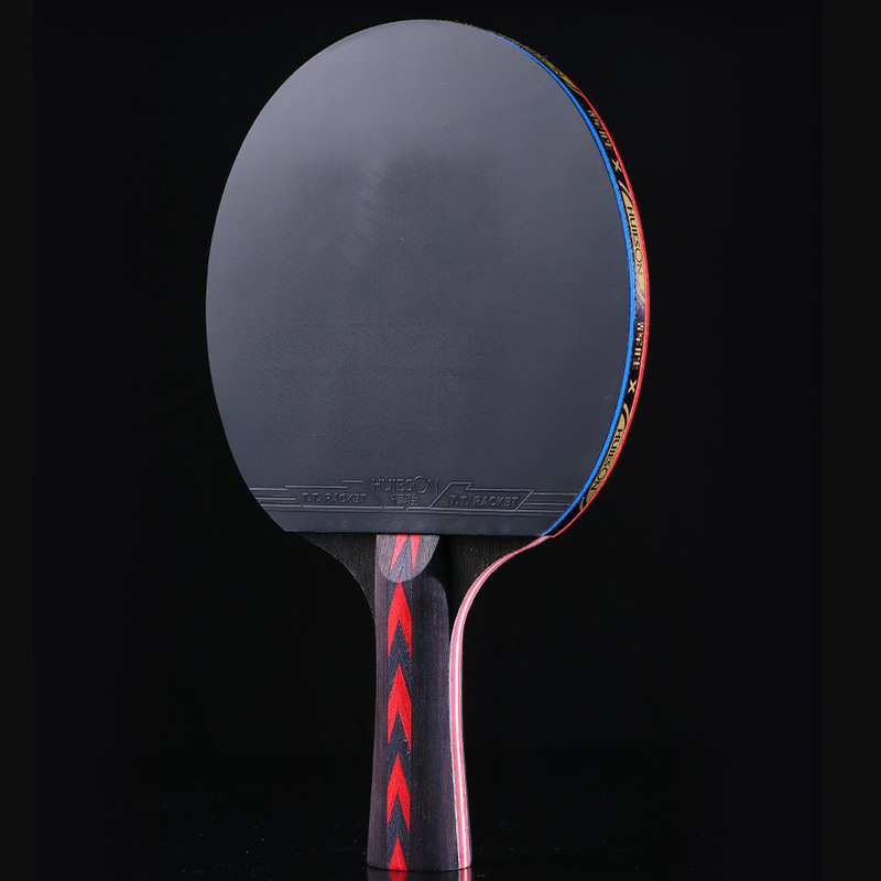 Huisheng five-star table tennis racket set horizontal racket straight racket beginner table tennis board professional competition table tennis racket double racket Huisheng five-star table tennis racket set horizontal racket straight racket beginner table tennis board professional competition table tennis racket double racket