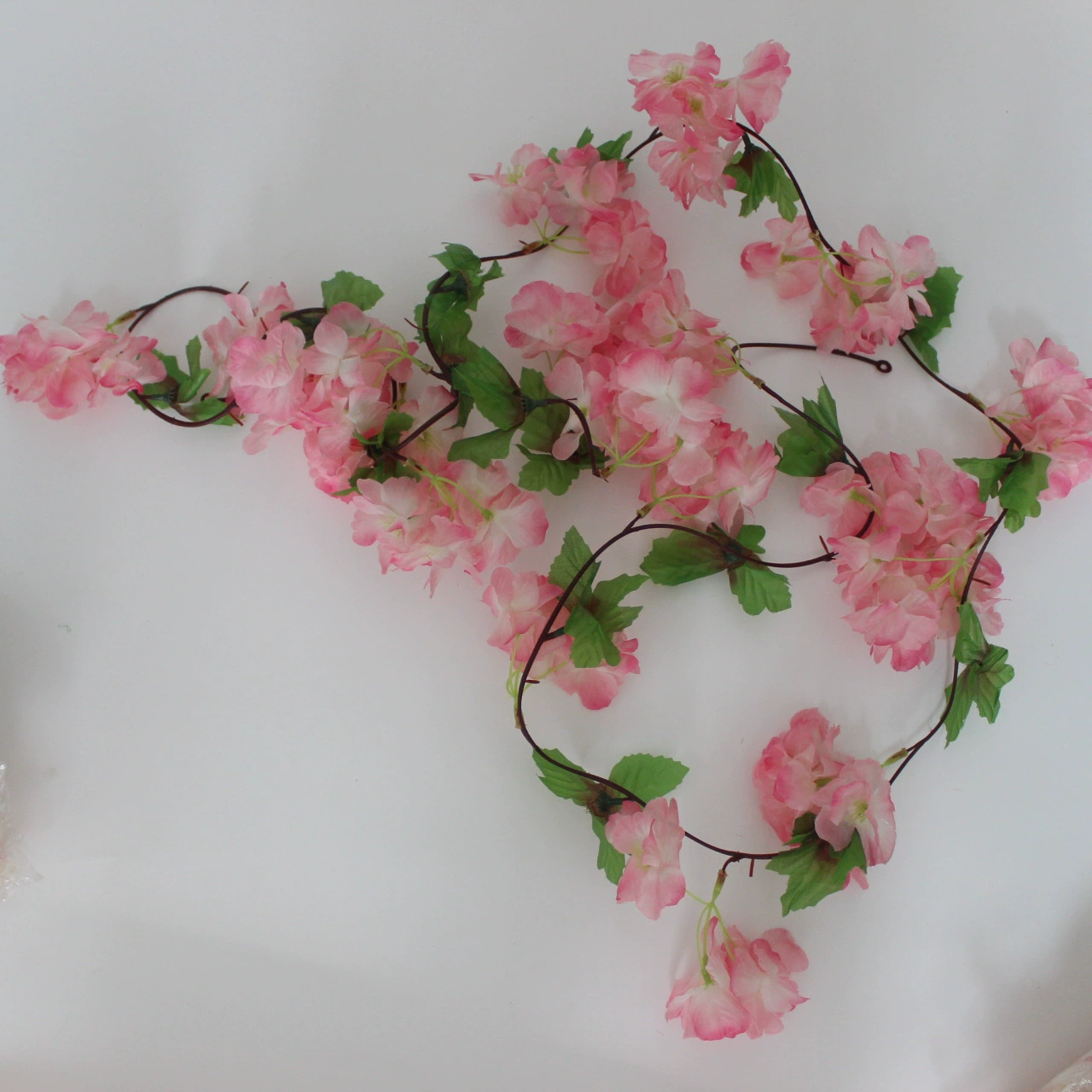 Simulation Sakura Flower Teng Foreign Trade Export Amazon entangled air -conditioned water pipe lights