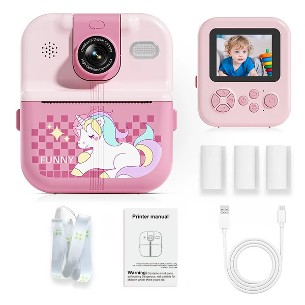 Fuchsia lens, memory card, fill light, P02, unicorn