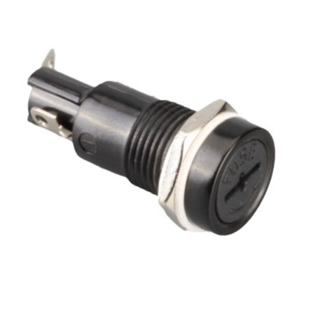 供应R3-11保险丝座 5*20一字保险丝座 H3-11面板式保险丝座