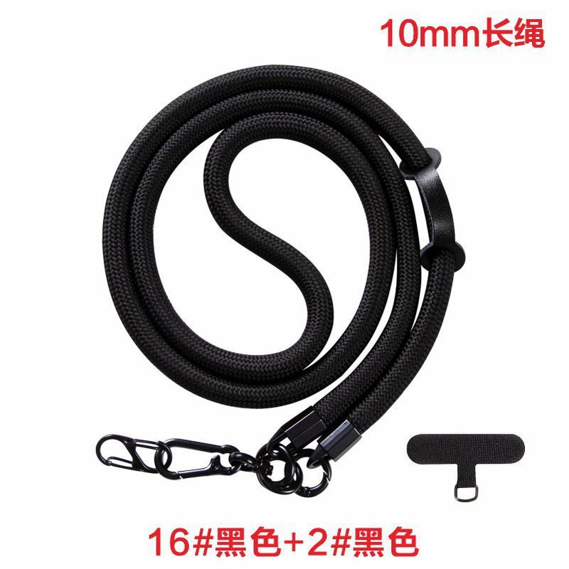 携帯電話のストラップの斜め掛けの10mmの首掛けの太い編みの携帯電話のストラップの多機能の斜め掛けのストラップのポリエステルの携帯電話のストラップ|undefined