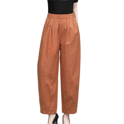 2026 new summer Harlan thin pants, women's croissants, loose large-size casual pants, radish and skinny casual pants
