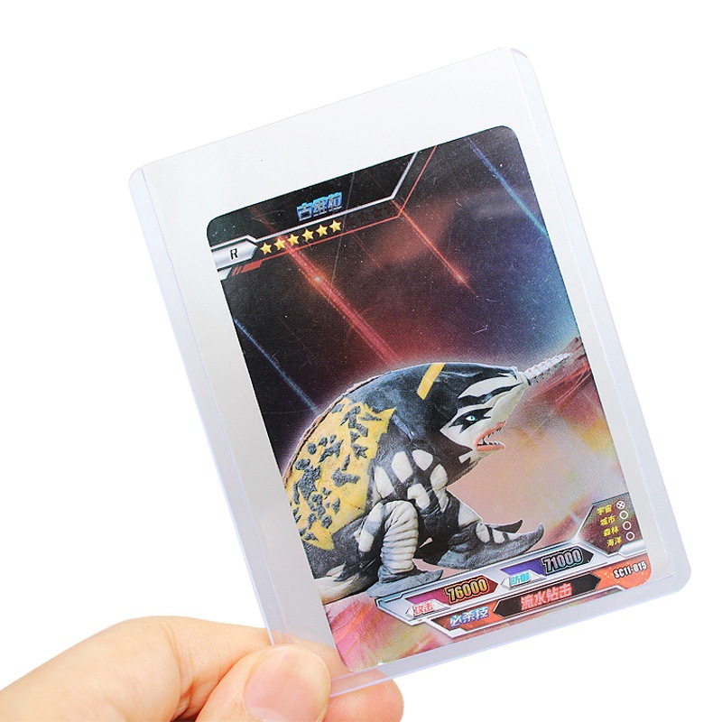 Caja de goma dura transparente PVC35PT tarjeta de juego caja de tarjeta dura Juego Rey Wanzhi NBA Star Card Case Tarjeta de producción de películas