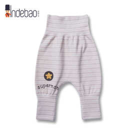 2024新款婴儿高腰护肚pp裤春秋舒绒纯棉儿童裤子保暖女宝宝屁屁裤