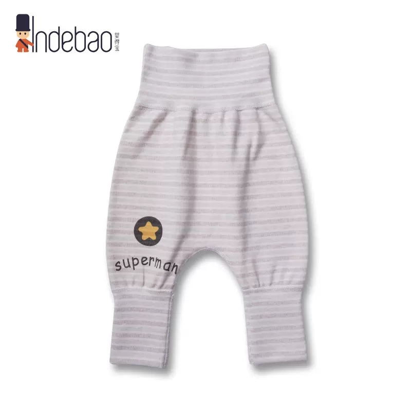 2024新款婴儿高腰护肚pp裤春秋舒绒纯棉儿童裤子保暖女宝宝屁屁裤