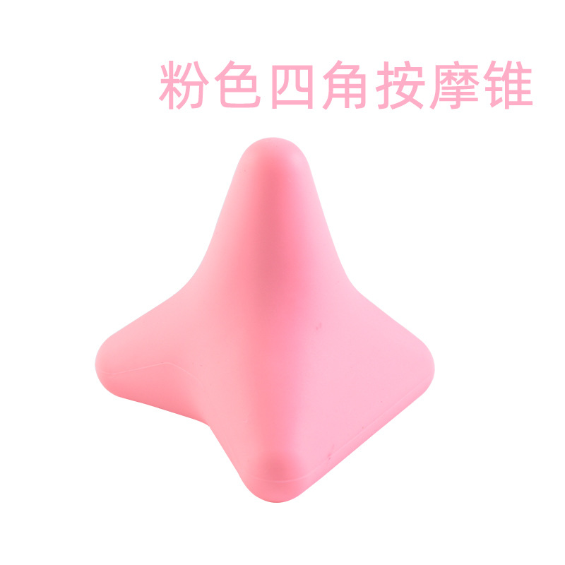 Cuatro esquinas masajeador masaje cono dedo prensa molienda pulgar masaje equipo dedo forma masajeador dedo masaje