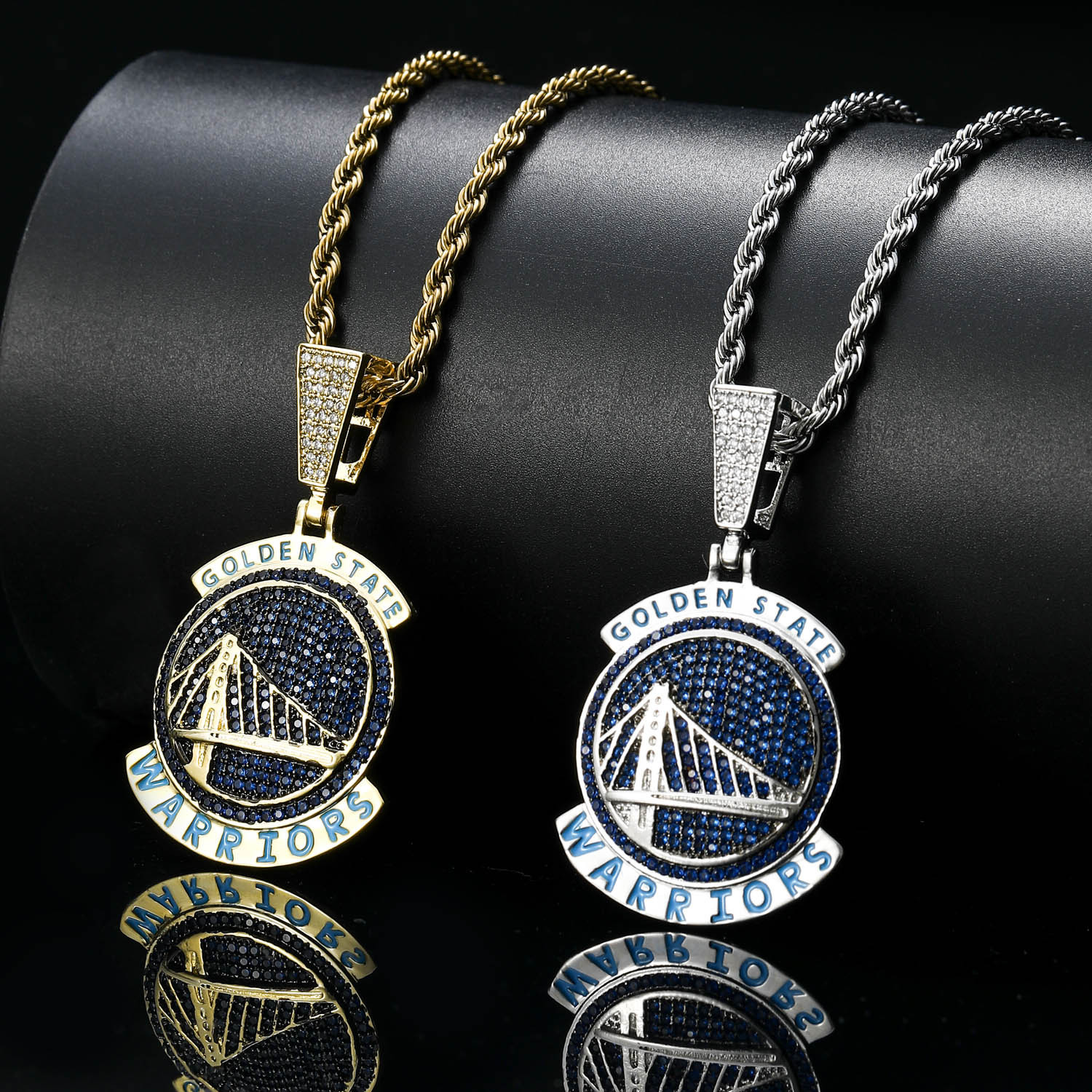 necklace with zircon