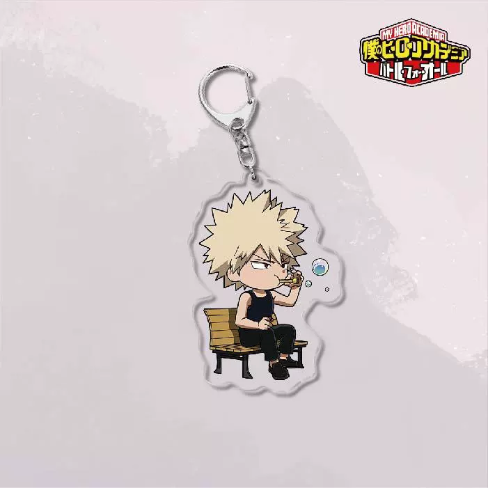 acrylic keychain, heroes, creative jewelry, Birthday gift