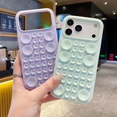 夏日糖果色吸盘手绳适用苹果16ProMax手机壳iPhone17硅胶保护套