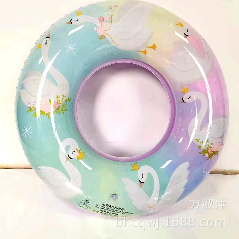 B.Duck, надувная игрушка, плавательный круг, лебедь, детские наклейки для ногтей для игры в воде, повышенная толщина, новая коллекция