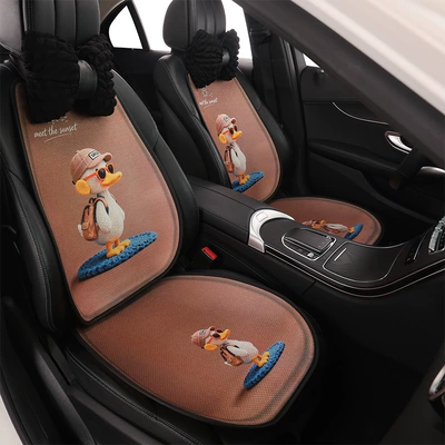 26 New Cross-Border Models of Little Duck Car Seat Cushions, Suitable for All Seasons, Cute, Breathable, Wear-Resistant, and Comfortable for Women