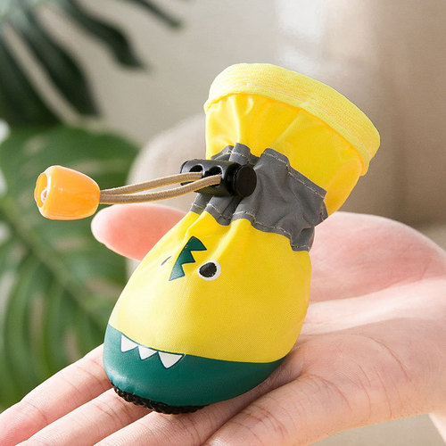 Crocodile puppy soft-soled shoes to prevent teddy pets from falling off when going out in summer, small puppy foot covers, spring and autumn shoes for all seasons