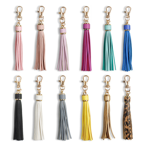 Amazon PU handwoven colorful bag pendant keychain pendant car accessories accessories bracelet decorations