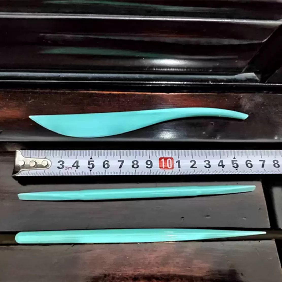 长16.5豪华款玩粘土橡皮泥工具配件3件套装 双头雕刻刀叉抹刀刮刀