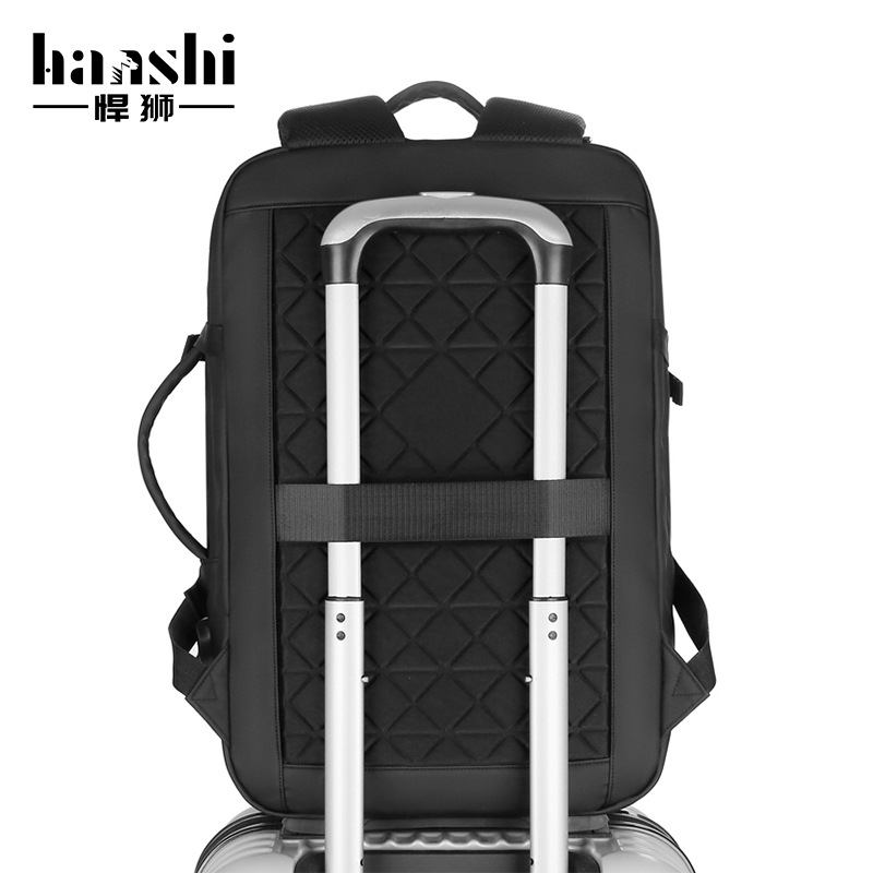 Mochila de negocios para hombre, estilo transfronterizo, mochila de viaje de alta gama, mochila impermeable de gran capacidad para computadora.