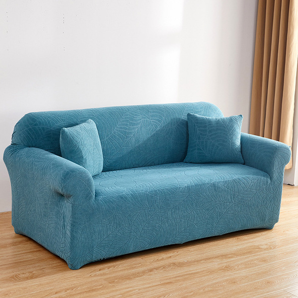 solid color elastic sofa for double