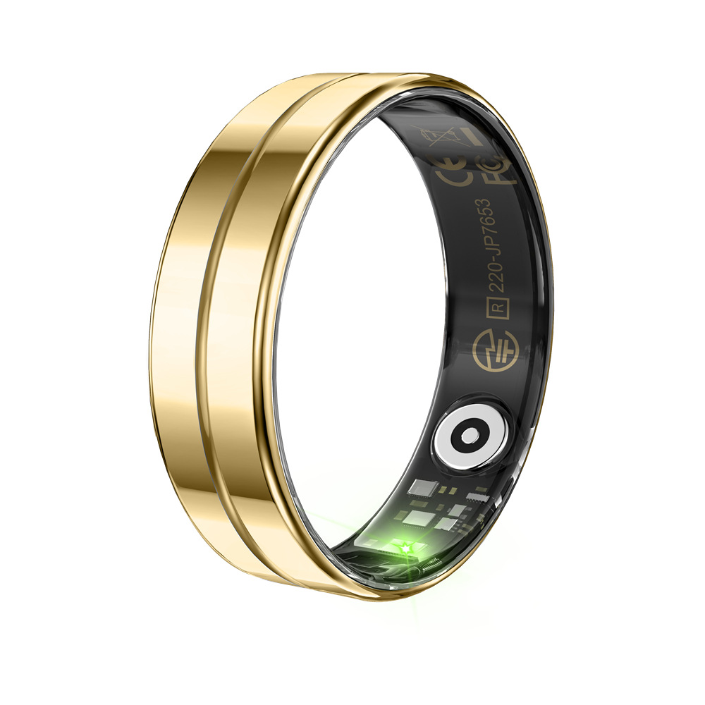 Nuevo anillo inteligente transfronterizo R11 con compartimento de carga frecuencia cardíaca presión arterial oxígeno medidor de ejercicio de sueño paso impermeable para tomar fotos