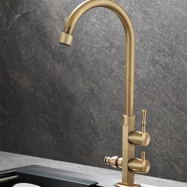 Antique outdoor sink faucet courtyard single cold copper wash basin Dali stone basin garden outdoor faucet Antique outdoor sink faucet courtyard single cold copper wash basin Dali stone basin garden outdoor faucet