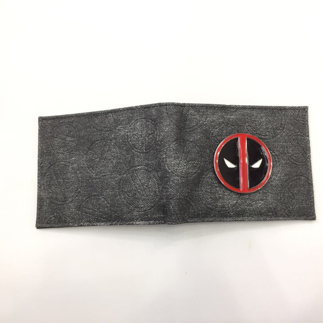 Deadpool deadpool cartera corta Marvel Avengers superhéroe pu cambio cartera
