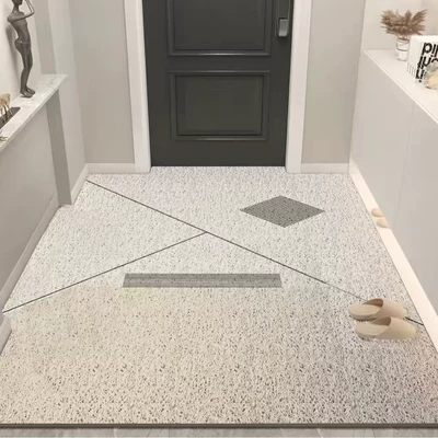 Avtomobil döşəmə paspasları – Household Mat, Hallway Mat - simple-geometry-8-60x90cm-silk-circle