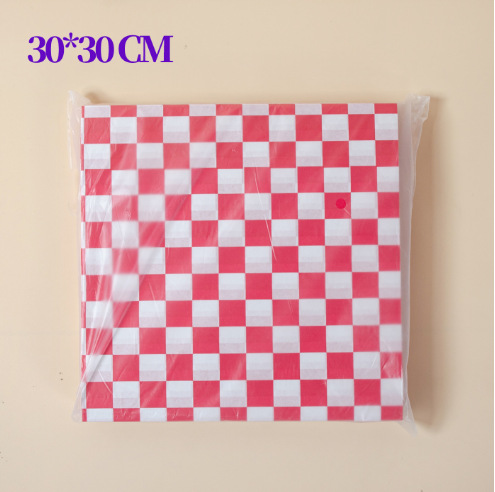 红格防油纸30*30
